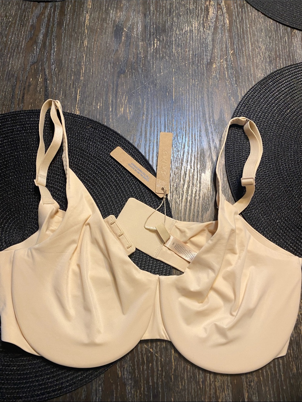 SKIMS Smooth intimate unlined minimized bra sand size 38D NWT